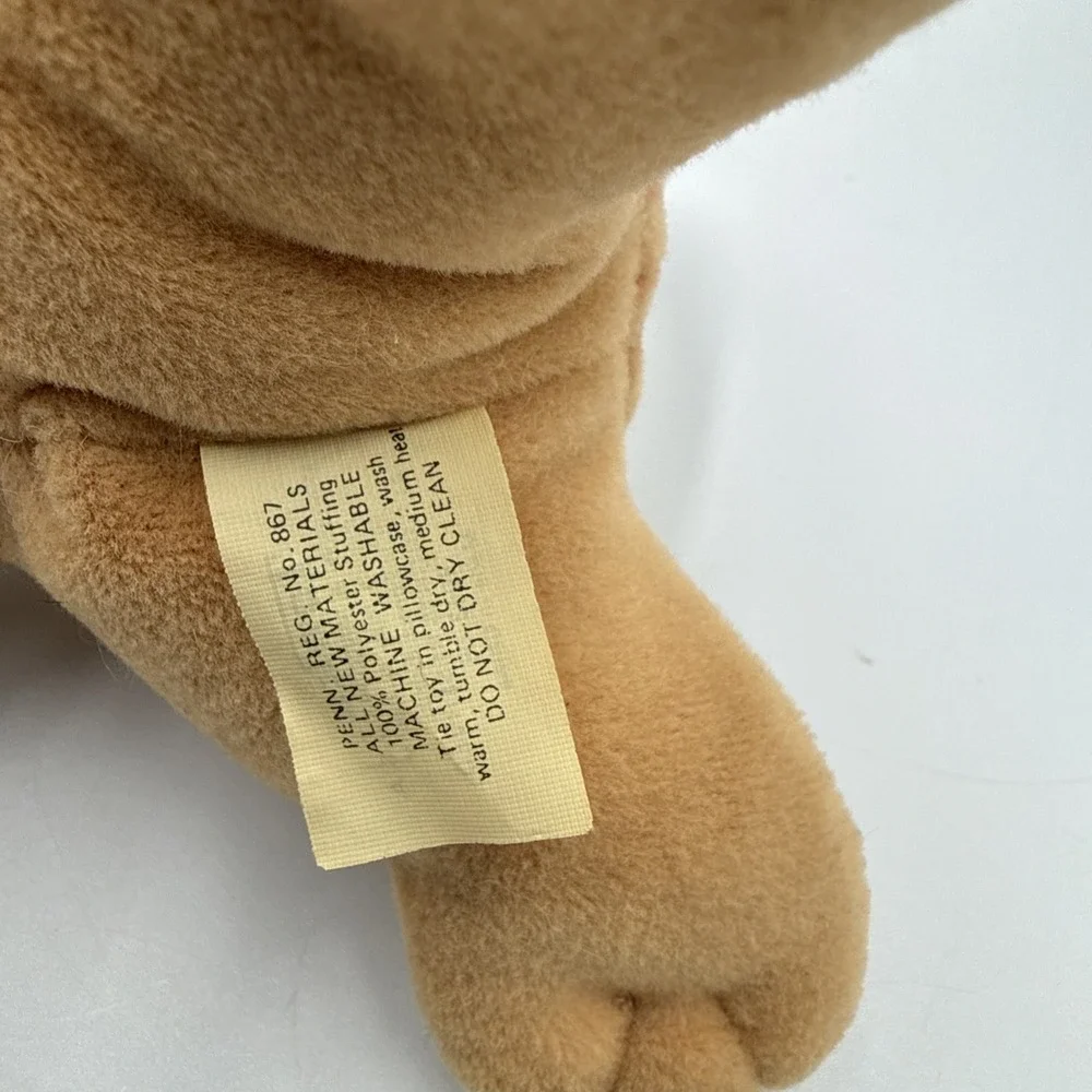 Vintage Pound Puppies Purries Orange Brown Kitty Cat Plush Toy 7